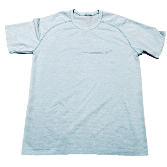 lululemon athletica Other - Lululemon Mens Size L Blue Metal Vent Tech Short Sleeve Performance Top